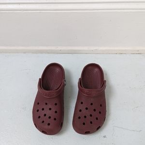 Maroon Crocs